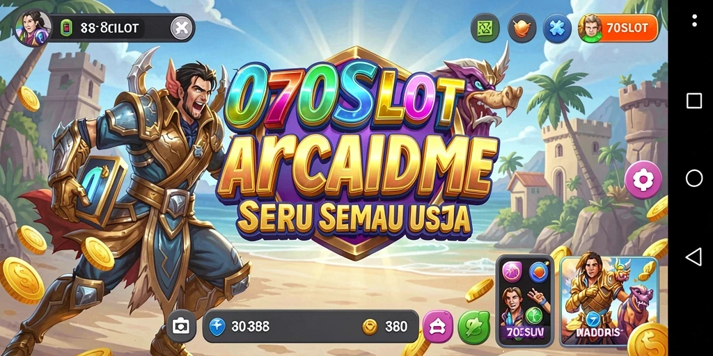 Screenshot menampilkan aksi seru gameplay 070SLOT di arcade.