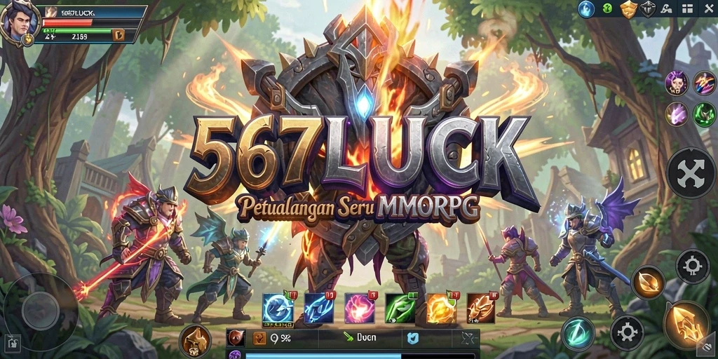 Tangkapan layar menunjukkan aksi seru dalam <strong>567LUCK</strong> di dunia MMORPG.