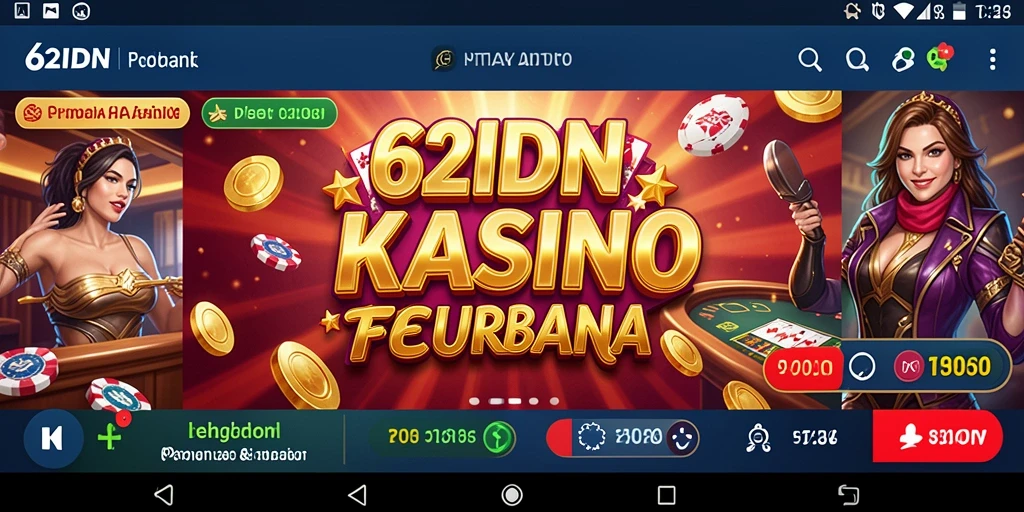 Screenshot gameplay 62IDN menampilkan aksi kasino yang mendebarkan.