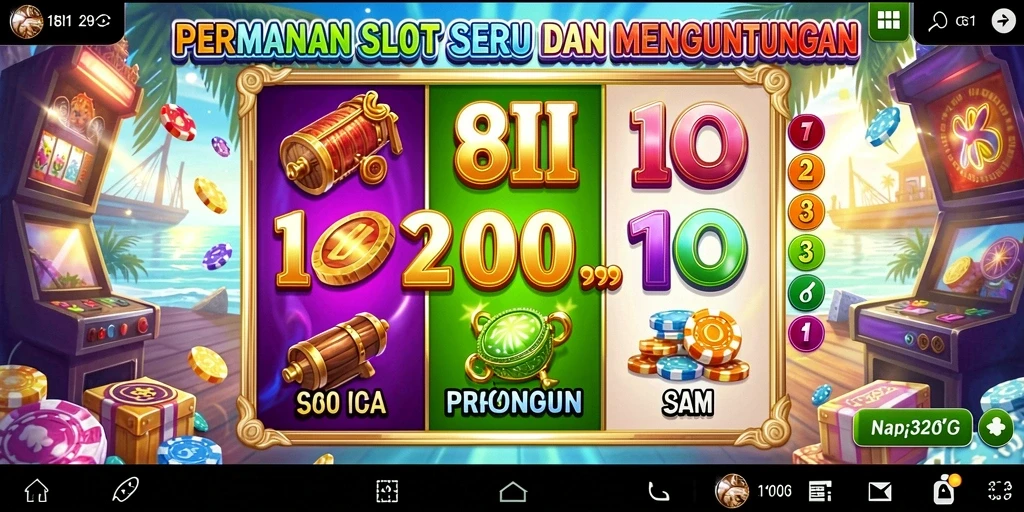 Screenshot gameplay 8II yang menunjukkan keseruan bermain Slot.