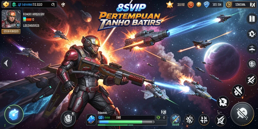 Tangkapan layar menunjukkan aksi intens dalam pertempuran Battle Royale.