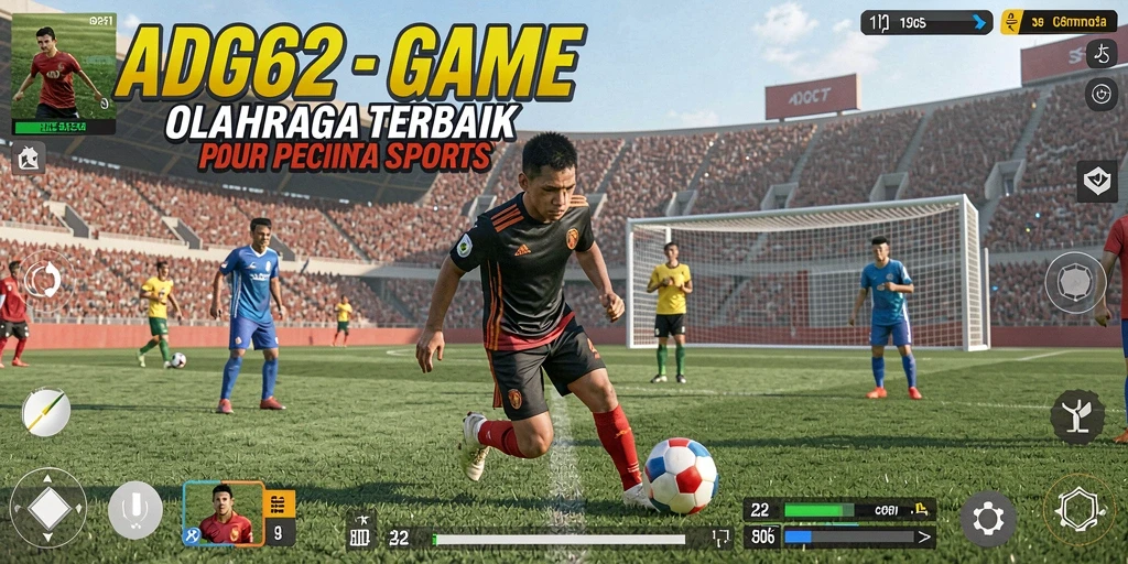 Tampilan gameplay seru dari ADG62 dengan aksi penuh olahraga.
