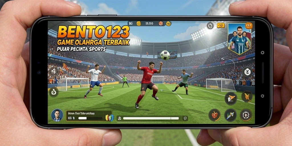 Tampilan gameplay BENTO123 yang penuh aksi dan strategi olahraga.