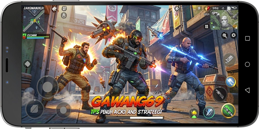 Screenshot GAWANG69 yang menampilkan aksi pertempuran pemain.