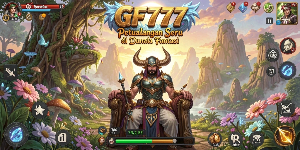 Tampilan gameplay GF777 menakjubkan dengan dunia petualangan yang luas.