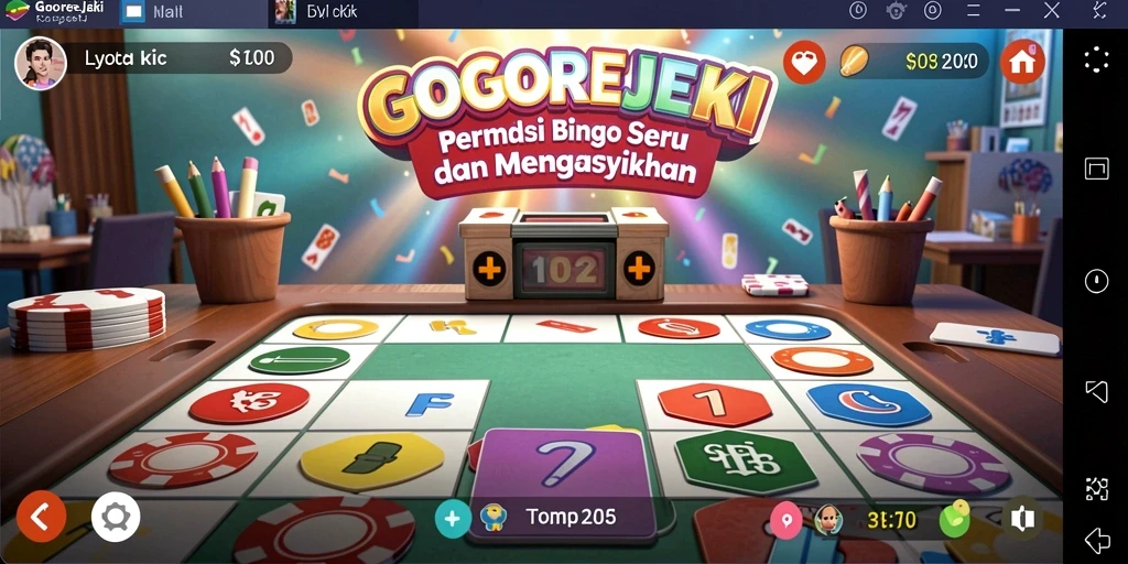 Tampilan gameplay GOGOREJEKI yang menarik dan seru.