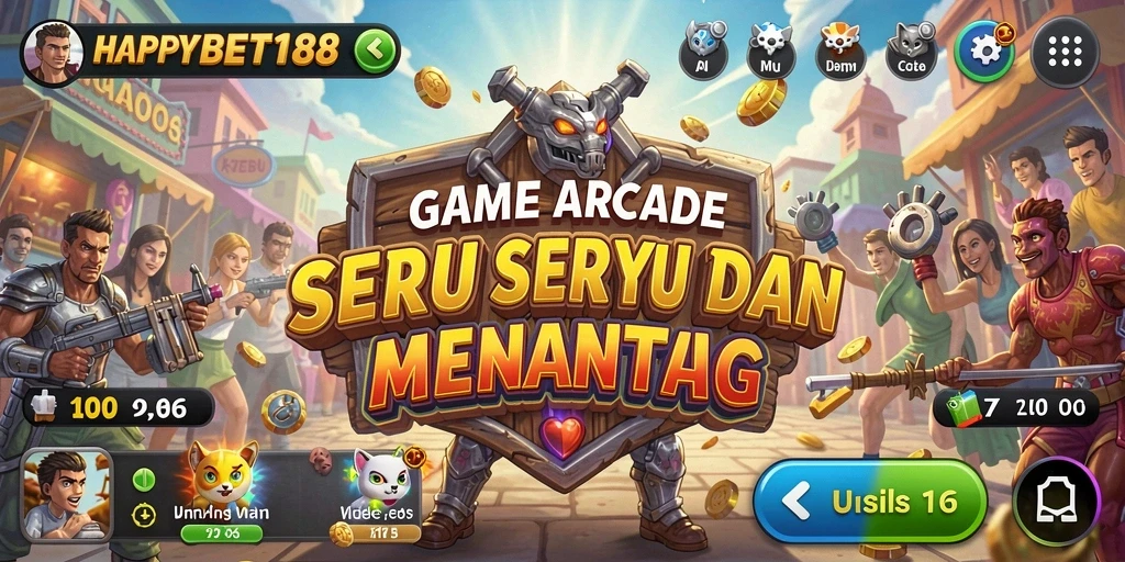 Tampilan gameplay seru dari HAPPYBET188 yang menantang dan interaktif.