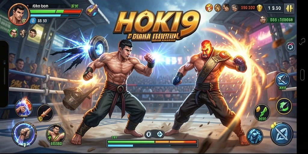 Gameplay HOKI9 menampilkan pertarungan dinamis yang mengesankan.