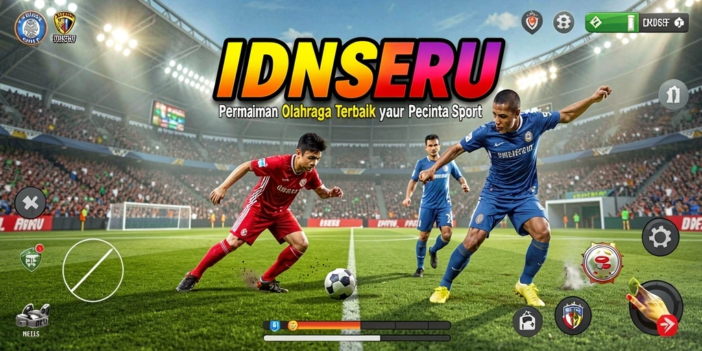 Tampilan menarik dari gameplay olahraga di IDNSERU