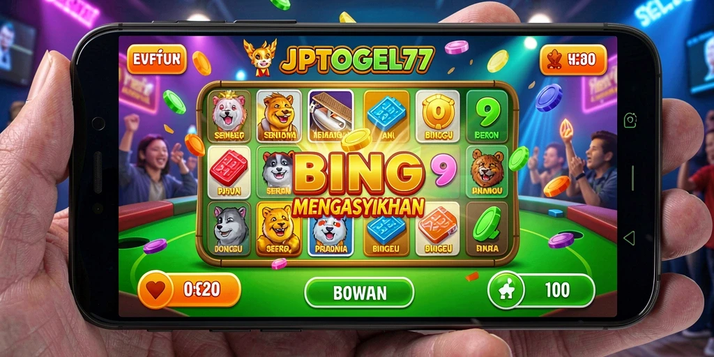 Tampilan gameplay seru di JPTOGEL77 dengan berbagai fitur Bingo.