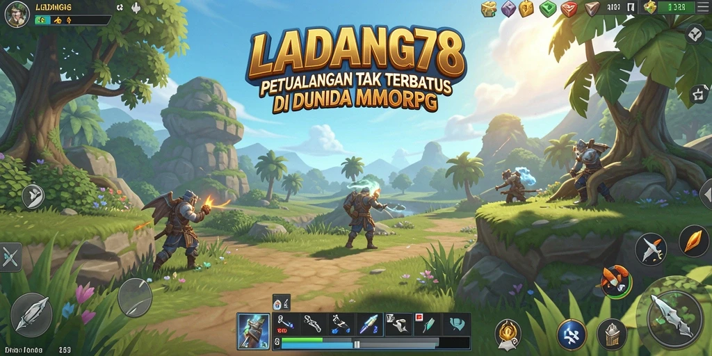 Screenshot LADANG78 menampilkan aksi seru dalam MMORPG yang menegangkan.