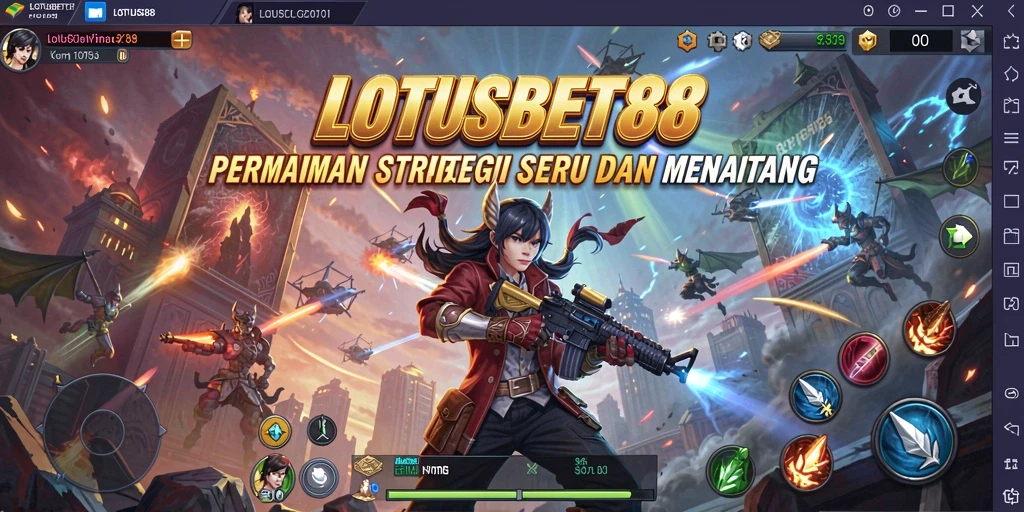 Tampilan gameplay strategis yang menantang di LOTUSBET88.