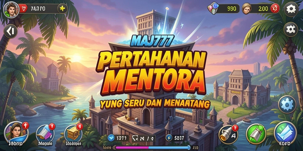 Tampilan screenshot MAJ777 yang menunjukkan aksi Tower Defense yang mendebarkan.