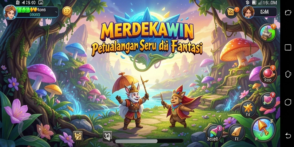 Tampilan gameplay seru dari MERDEKAWIN yang memikat pemain RPG.