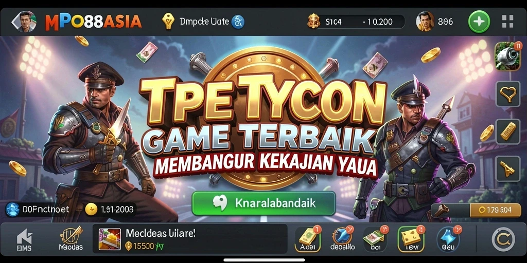 Tampilan gameplay MPO88ASIA yang menarik dengan elemen Tycoon.