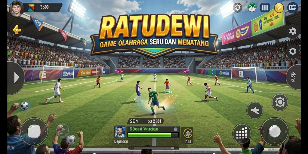 Tampilan gameplay seru dari RATUDEWI saat pertandingan berlangsung.