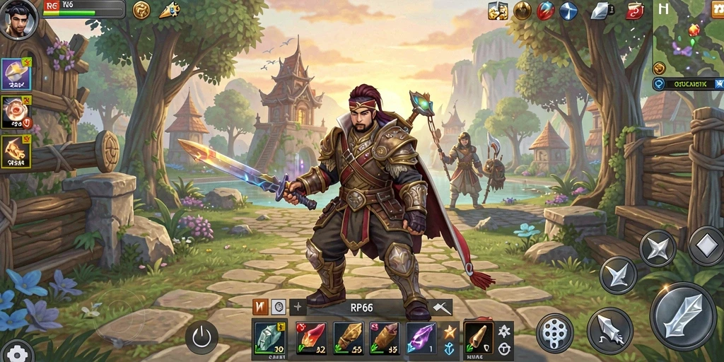 Tampilan gameplay RP66 yang menakjubkan dan aksi mendebarkan.