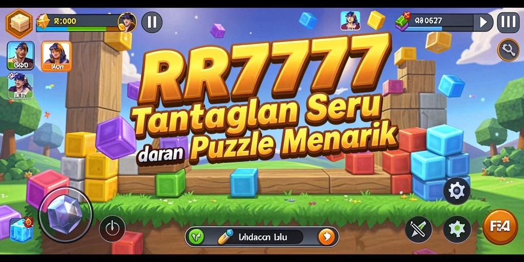 Tampilan gameplay menarik dari RR777 yang menampilkan tantangan puzzle.