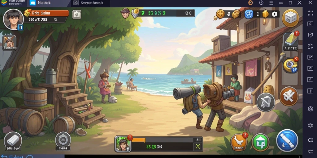 Tampilan menarik dari gameplay V21 yang membuat Anda betah bermain.